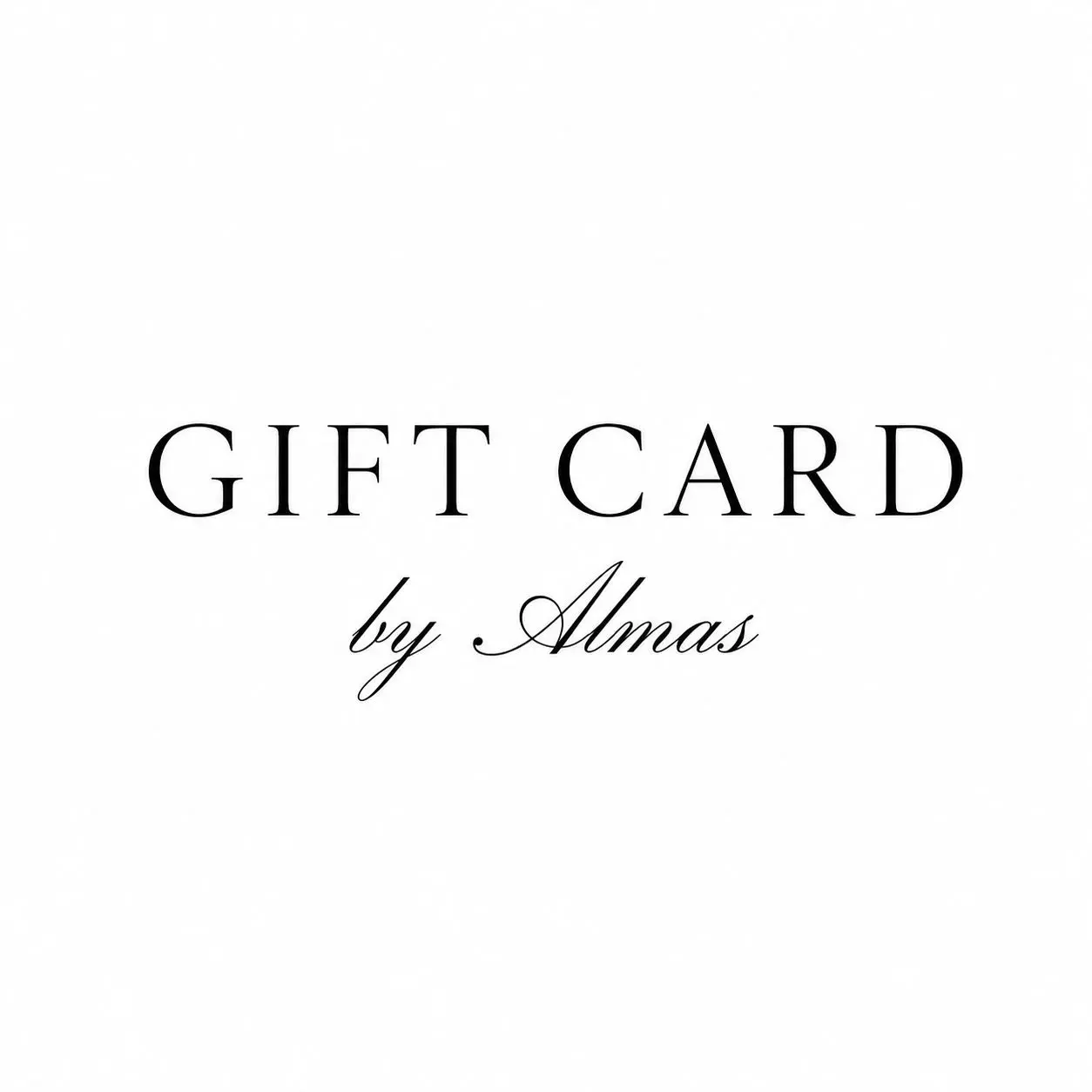 Gift Card by Almas